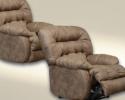 Soft polyester suede fabric
Tufted back for ultimate comfort
pillow soft chaise pad seat
Removable back for easy deliverability
Steel seat box
Comfort coil seating featuring Comfer-Gel
USB Charging port on power control button
Dimensions: 40"L x 43"H x 42" D