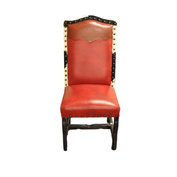 Add a pop of color to any room with the bison side chair.  Set it at the dining room table or use it as an accent piece in your living room.  This chair is great for your southern home.  Give us a call to check availability on this chair today. 