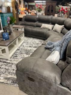 This comfortable, durable sectional is just what your family needs to cozy up every evening after a long day!  