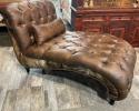Customize this chaise with over 30 different leathers, Hair-On-Hide, and Tooling options!

