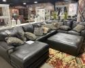 Available in two different colors! Call for pricing or dimensions as this is modular & can be made to fit your individual space! Top grain Italian Leather.