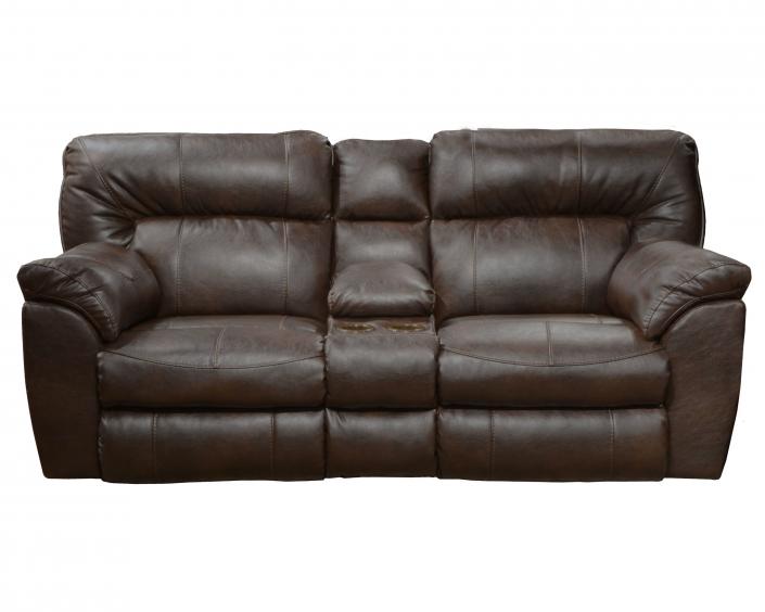Nolan Reclining Love Seat: This fantastic love seat was built with you in mind!  Equipped with cup holders, you never have to worry about knocking your drink over again.  Call for more details on the Nolan set. 