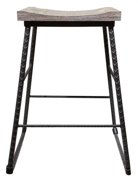 The rebar stool gives your bar area that fun industrial rustic feel you've been longing for!  This fun bar stool makes for a great hang out spot to enjoy your drink from and share good company while doing so.  Give us a call to check availability and to learn more today. 