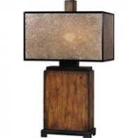 Sitka One Light Table Lamp in Rustic Mahogany