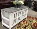 60" Bella TV Stand - White/Oxford